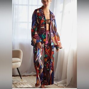 Masha Volnova x Anthropologie 2 Piece Pajama Set
